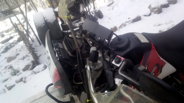 Самодельная приборка на TT600R